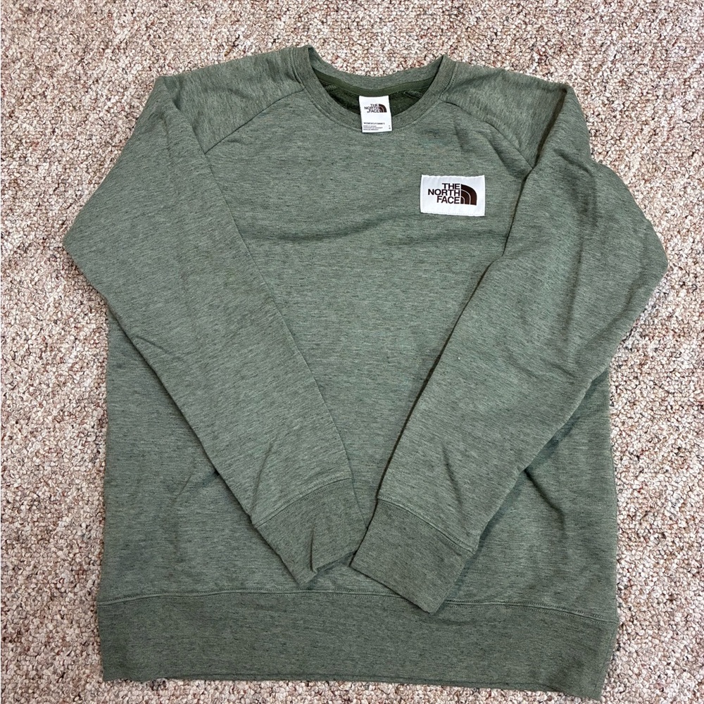 The North Face Olive Green Crewneck Sweatshirt